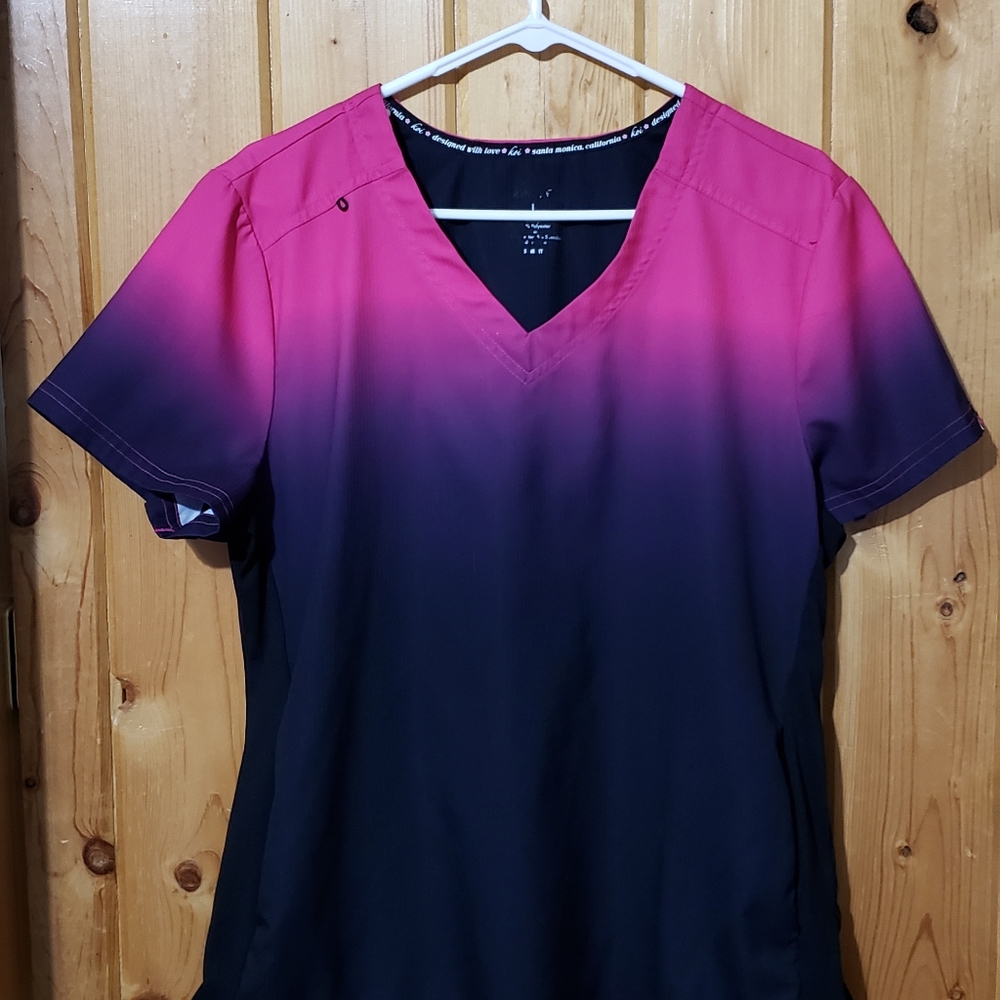 Koi scrub top